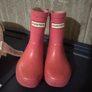 Hunter rain boots toddler size 5